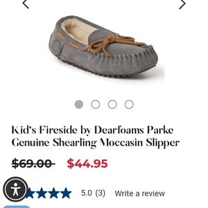 New Fireside slippers by Dearfoams